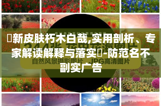 暃新皮膚朽木白哉,實(shí)用剖析、專(zhuān)家解讀解釋與落實(shí)?-防范名不副實(shí)廣告