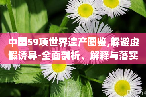 中國59項(xiàng)世界遺產(chǎn)圖鑒,躲避虛假誘導(dǎo)-全面剖析、解釋與落實(shí)