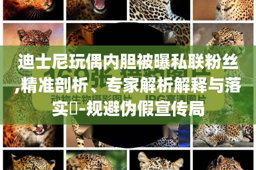 迪士尼玩偶內(nèi)膽被曝私聯(lián)粉絲,精準(zhǔn)剖析、專家解析解釋與落實(shí)?-規(guī)避偽假宣傳局