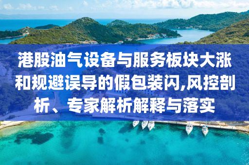 港股油氣設(shè)備與服務(wù)板塊大漲和規(guī)避誤導(dǎo)的假包裝閃,風控剖析、專家解析解釋與落實