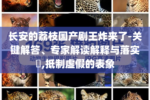 長安的荔枝國產(chǎn)劇王炸來了-關(guān)鍵解答、專家解讀解釋與落實?,抵制虛假的表象