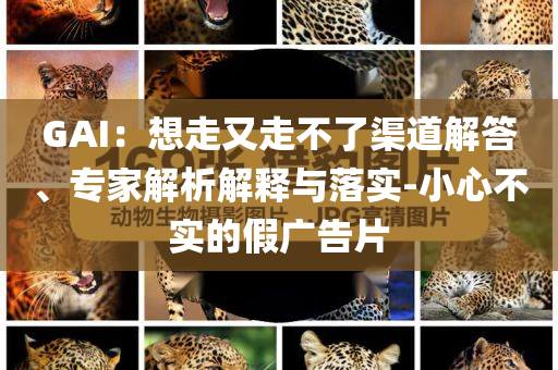 GAI：想走又走不了渠道解答、專家解析解釋與落實(shí)-小心不實(shí)的假?gòu)V告片