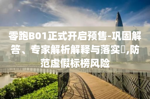 零跑B01正式開啟預(yù)售-鞏固解答、專家解析解釋與落實(shí)?,防范虛假標(biāo)榜風(fēng)險(xiǎn)