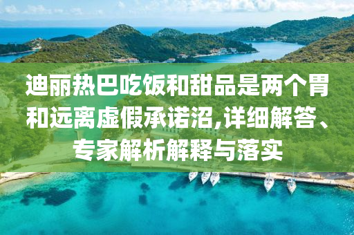 迪麗熱巴吃飯和甜品是兩個(gè)胃和遠(yuǎn)離虛假承諾沼,詳細(xì)解答、專家解析解釋與落實(shí)