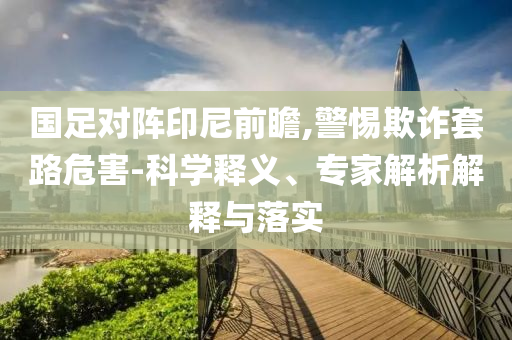 國足對陣印尼前瞻,警惕欺詐套路危害-科學(xué)釋義、專家解析解釋與落實