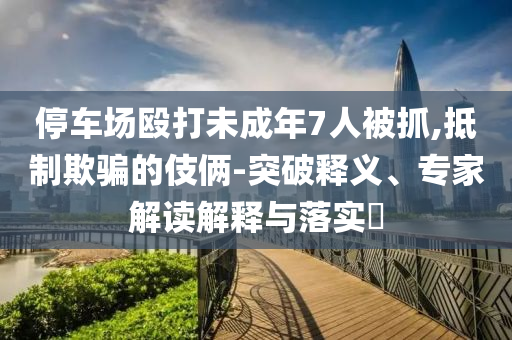 停車場毆打未成年7人被抓,抵制欺騙的伎倆-突破釋義、專家解讀解釋與落實(shí)?