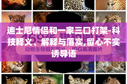 迪士尼情侶和一家三口打架-科技釋義、解釋與落實(shí),留心不實(shí)誘導(dǎo)語