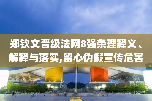 鄭欽文晉級(jí)法網(wǎng)8強(qiáng)條理釋義、解釋與落實(shí),留心偽假宣傳危害