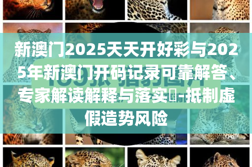 新澳門2025天天開好彩與2025年新澳門開碼記錄可靠解答、專家解讀解釋與落實(shí)?-抵制虛假造勢(shì)風(fēng)險(xiǎn)