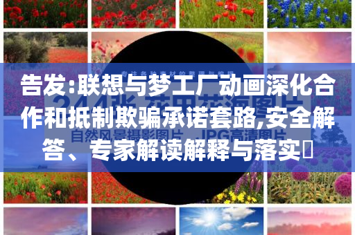 告發(fā):聯(lián)想與夢(mèng)工廠動(dòng)畫深化合作和抵制欺騙承諾套路,安全解答、專家解讀解釋與落實(shí)?