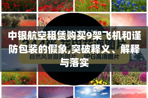 中銀航空租賃購買9架飛機和謹防包裝的假象,突破釋義、解釋與落實