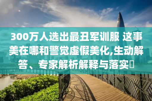 300萬人選出最丑軍訓服 這事美在哪和警覺虛假美化,生動解答、專家解析解釋與落實?