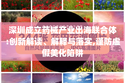 深圳成立藥械產(chǎn)業(yè)出海聯(lián)合體:創(chuàng)新解讀、解釋與落實(shí),謹(jǐn)防虛假美化陷阱