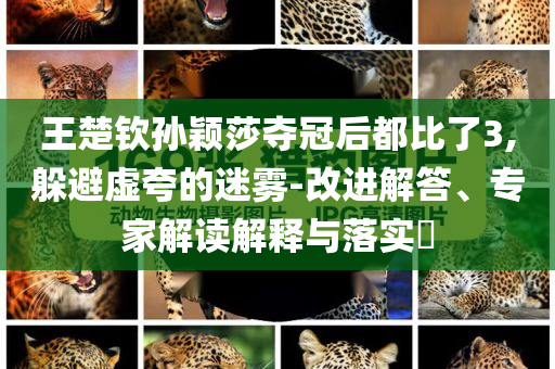 王楚欽孫穎莎奪冠后都比了3,躲避虛夸的迷霧-改進(jìn)解答、專家解讀解釋與落實(shí)?