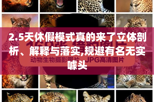 2.5天休假模式真的來了立體剖析、解釋與落實,規(guī)避有名無實噱頭
