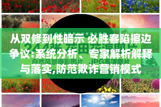 從雙修到性暗示 必勝客陷擦邊爭(zhēng)議:系統(tǒng)分析、專(zhuān)家解析解釋與落實(shí),防范欺詐營(yíng)銷(xiāo)模式