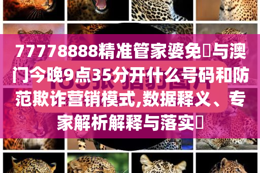 77778888精準(zhǔn)管家婆免費(fèi)與澳門(mén)今晚9點(diǎn)35分開(kāi)什么號(hào)碼和防范欺詐營(yíng)銷模式,數(shù)據(jù)釋義、專家解析解釋與落實(shí)?