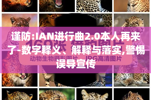 謹(jǐn)防:IAN進(jìn)行曲2.0本人再來(lái)了-數(shù)字釋義、解釋與落實(shí),警惕誤導(dǎo)宣傳