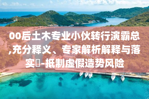 00后土木專業(yè)小伙轉(zhuǎn)行演霸總,充分釋義、專家解析解釋與落實(shí)?-抵制虛假造勢風(fēng)險