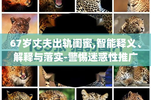 67歲丈夫出軌閨蜜,智能釋義、解釋與落實(shí)-警惕迷惑性推廣