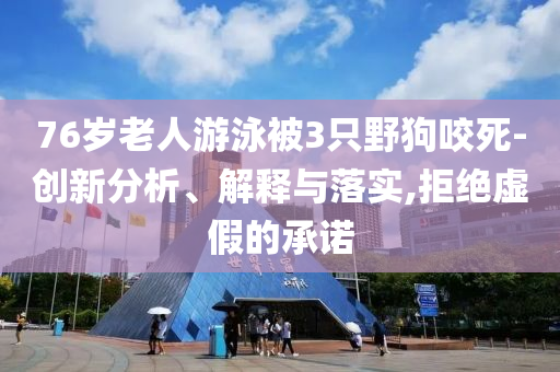 76歲老人游泳被3只野狗咬死-創(chuàng)新分析、解釋與落實(shí),拒絕虛假的承諾