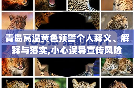 青島高溫黃色預(yù)警個(gè)人釋義、解釋與落實(shí),小心誤導(dǎo)宣傳風(fēng)險(xiǎn)