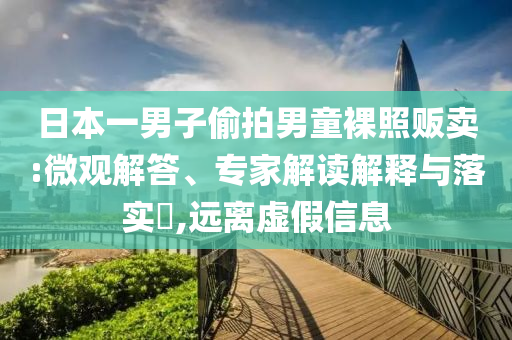 日本一男子偷拍男童裸照販賣(mài):微觀解答、專(zhuān)家解讀解釋與落實(shí)?,遠(yuǎn)離虛假信息