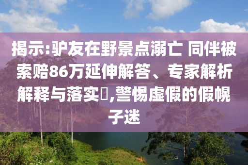 揭示:驢友在野景點溺亡 同伴被索賠86萬延伸解答、專家解析解釋與落實?,警惕虛假的假幌子迷