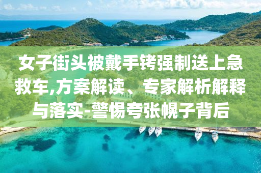 女子街頭被戴手銬強(qiáng)制送上急救車(chē),方案解讀、專(zhuān)家解析解釋與落實(shí)-警惕夸張幌子背后