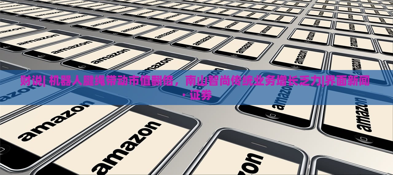 財(cái)說| 機(jī)器人腱繩帶動(dòng)市值翻倍，南山智尚傳統(tǒng)業(yè)務(wù)增長乏力|界面新聞 · 證券